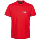 Premium Unisex T-Shirt Classic rot mit Logo Bürgi AG